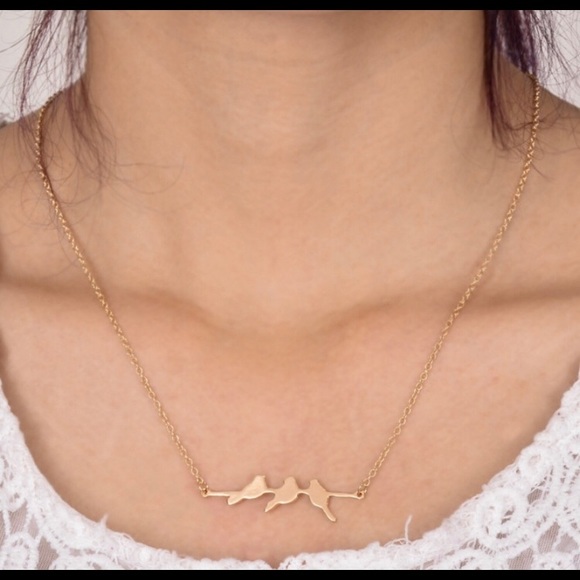LAST ONE ⭐️ birds on a branch chain necklace - Picture 3 of 3